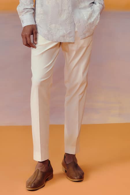 Shop Mishru Blue Embroidery Vitor Designer Kurta Pant Set Online at Aza Fashions Shop_Mishru_Blue Embroidery Vitor Designer Kurta Pant Set _Online_at_Aza_Fashions