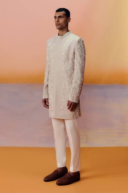 Buy Mishru Gold Embroidery Albie Jacket Set Online at Aza Fashions Buy_Mishru_Gold Embroidery Albie Jacket Set _Online_at_Aza_Fashions