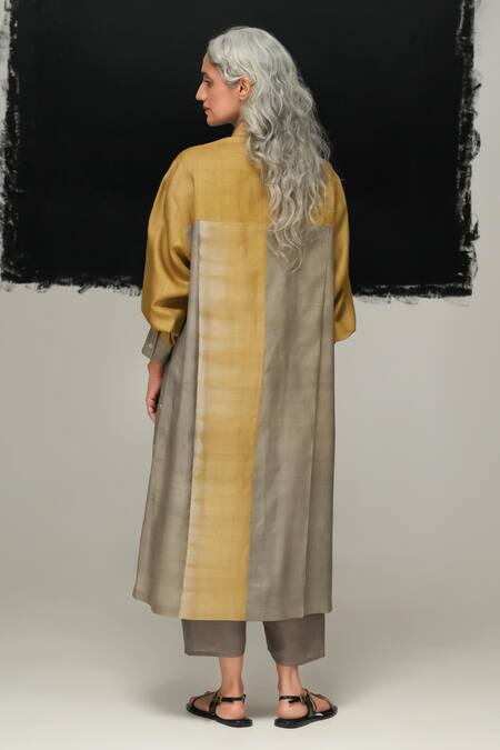 Urvashi Kaur Shibui Tussar Silk Dress 