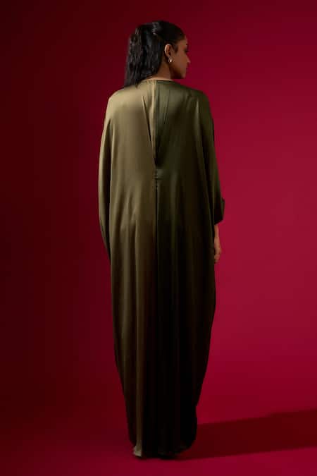 Omana By Ranjana Bothra Designer Modal Satin Kaftan 