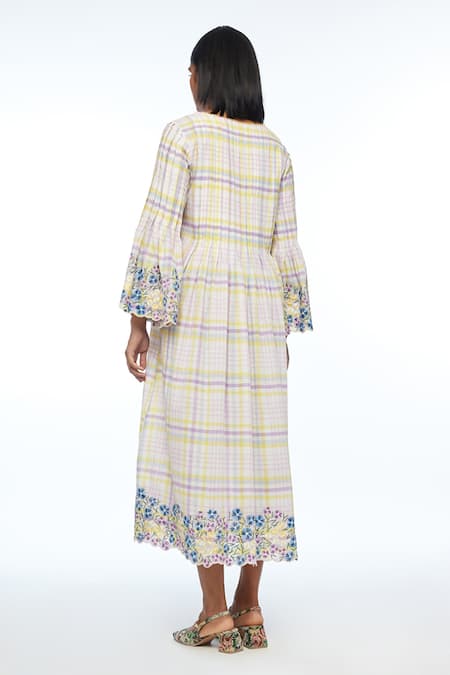 Payal Pratap Oxyodon Check Dress 