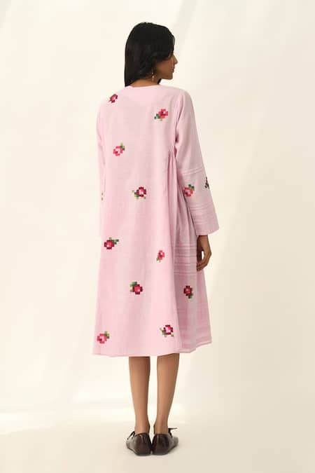 Payal Pratap Glomerata Rose Embroidered Tunic