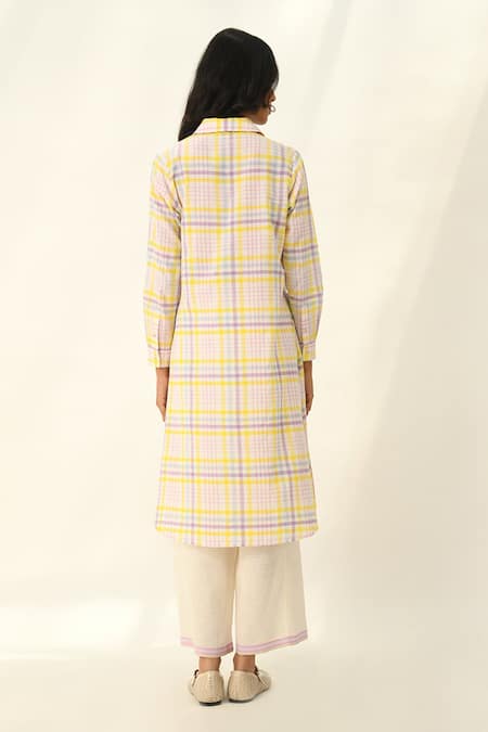 Payal Pratap Pinetorum Check Tunic 