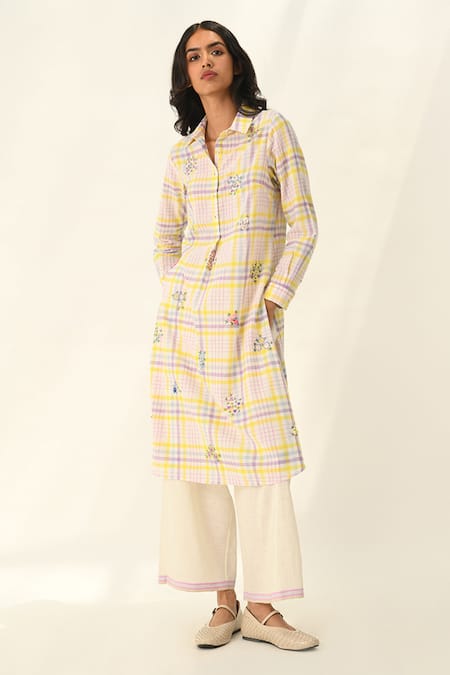 Payal Pratap Pinetorum Check Tunic 