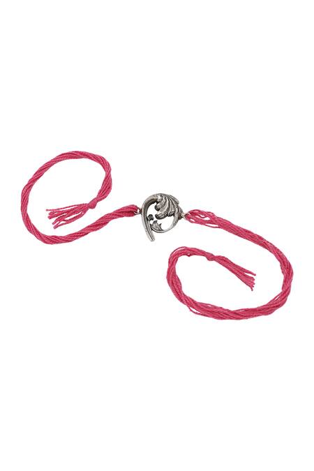 Sangeeta Boochra_Silver Guardian Spirit Rakhi _Online_at_Aza_Fashions