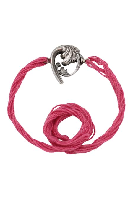 Sangeeta Boochra Guardian Spirit Silver Rakhi 