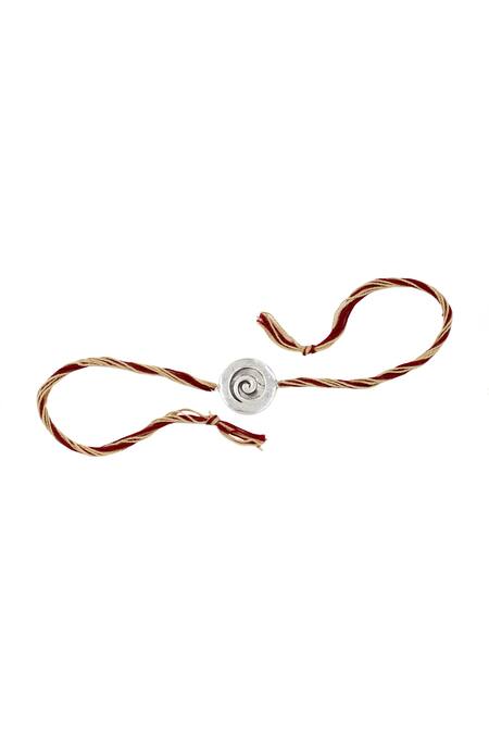 Buy Sangeeta Boochra Silver Heritage Rakhi Online at Aza Fashions Buy_Sangeeta Boochra_Silver Heritage Rakhi _Online_at_Aza_Fashions