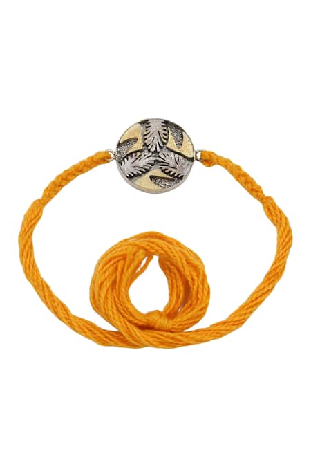Sangeeta Boochra Eternal Harmony Silver Rakhi 