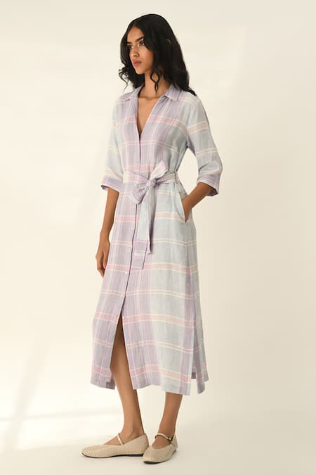 Payal Pratap Montana Check Dress 