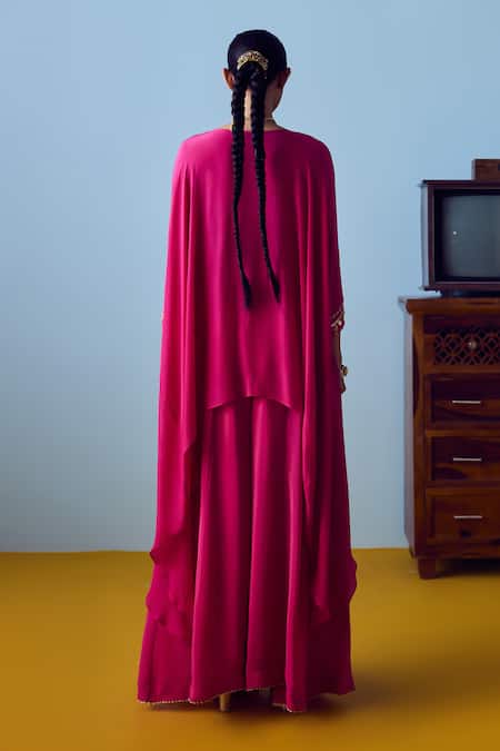 Prahnaaya Maia Pink Anti-Fit Tunic Palazzo Set 