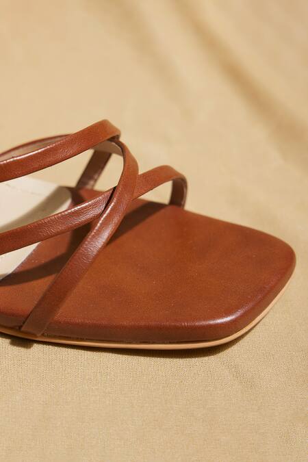 Buy Tiesta Brown Customisable Dark Formal Strappy Heels Online at Aza Fashions Buy_Tiesta_Brown Customisable Dark Formal Strappy Heels _Online_at_Aza_Fashions