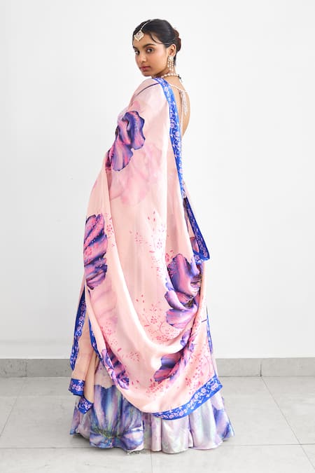 SHASHA GABA Sequins Lehenga Set  