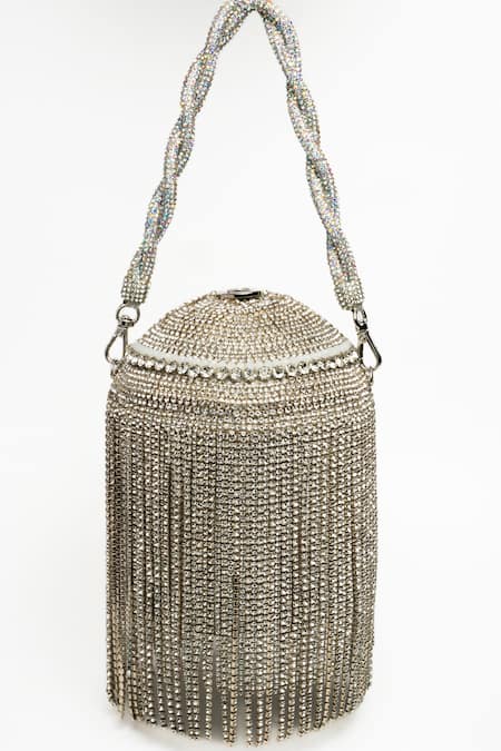 Nayaab By Sonia Celestial Moonlit Majesty Diamante Potli Bag 