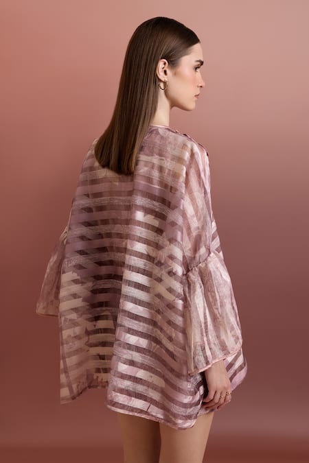 Pankaj & Nidhi Snowing Embellished Relaxed Fit Top 