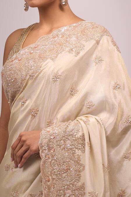 Buy Azeera Ivory Embroidery Saree Online at Aza Fashions Buy_Azeera_Ivory Embroidery Saree _Online_at_Aza_Fashions