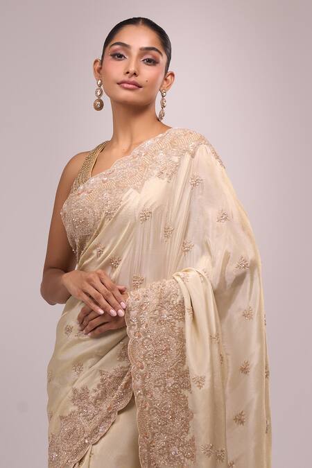 Shop Azeera Ivory Embroidery Saree Online at Aza Fashions Shop_Azeera_Ivory Embroidery Saree _Online_at_Aza_Fashions