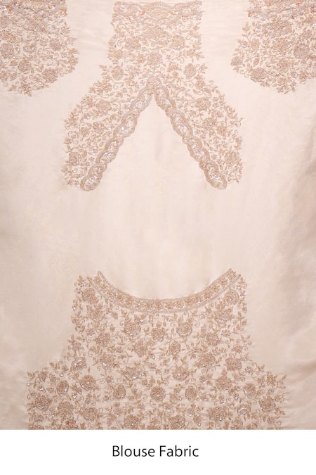 Azeera Ivory Embroidery Saree at Aza Fashions Azeera_Ivory Embroidery Saree _at_Aza_Fashions