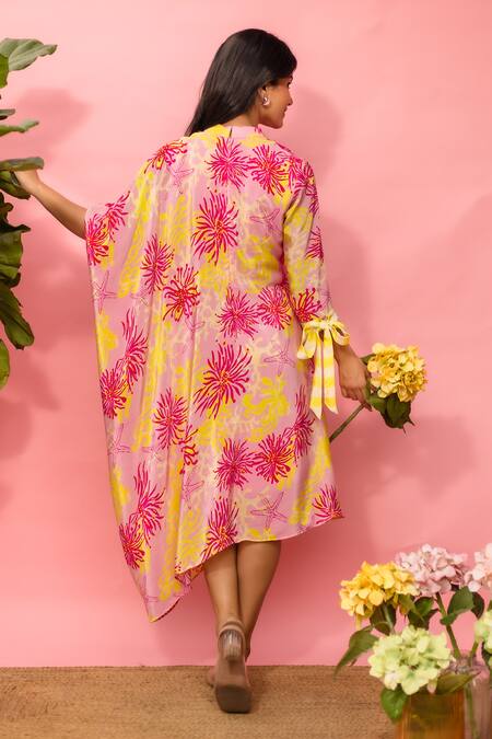 Meher By Islie Asymmetric Printed Dress 