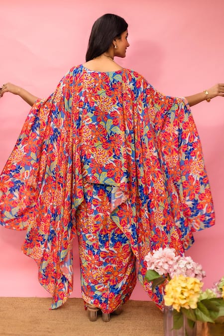 Meher By Islie Multi Printed Tassel Dress 