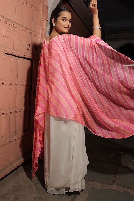 Meher By Islie Multi Colour Hand Embroidered Dress 