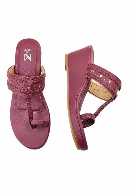 Buy_The Madras Trunk_Purple Cut Work Haiku Wedges Rang 