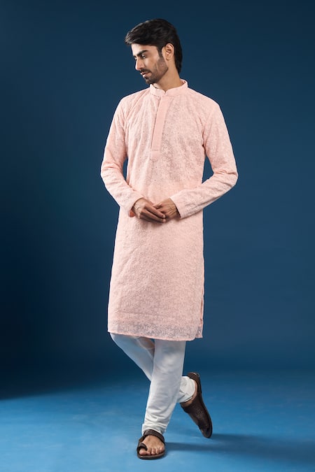 Arihant Rai Sinha Chikankari Kurta Set 