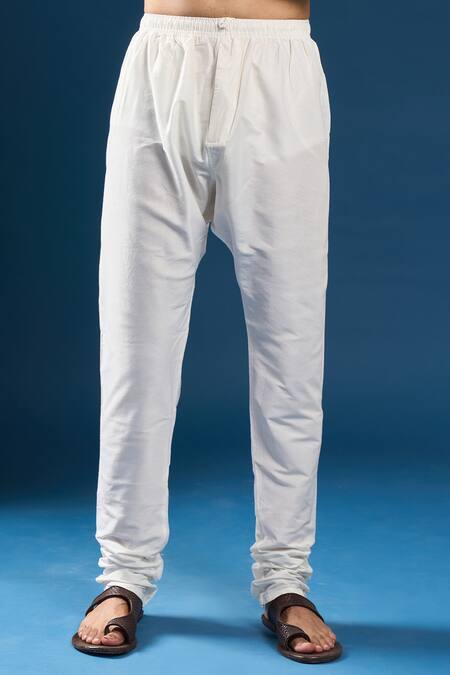 Buy_Arihant Rai Sinha_Pink Cotton, Polyester Embroidery Chikankari Printed Kurta And Pyjama Set 