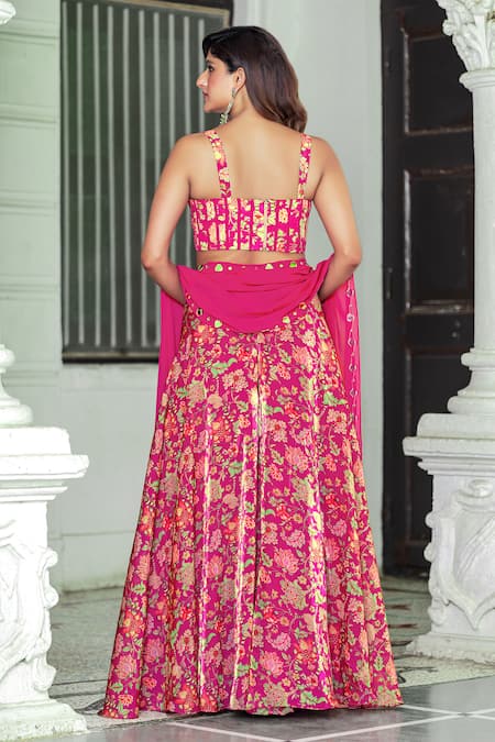 Damoiselle Gulbahaar Mirrorwork Coord Set 