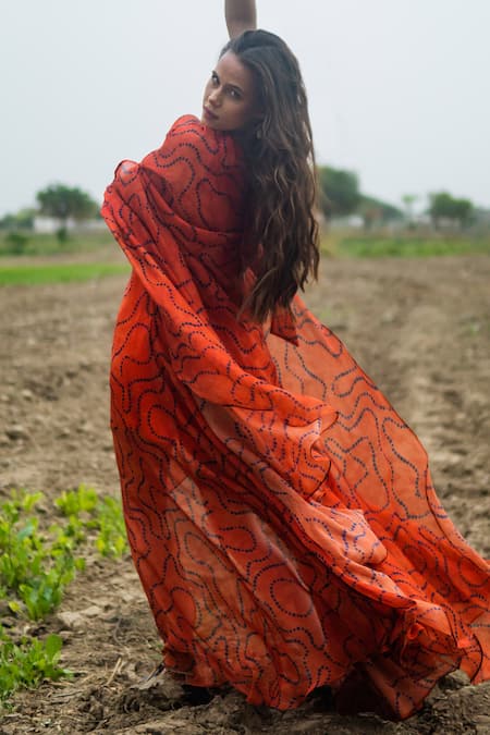 Gazab by Miku Kumar Gypsy Moonrise Kaftan Dress 