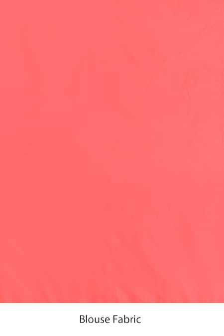 Buy_Naintara Bajaj_Peach Zari Flower Weave Banarasi Silk Saree With Running Blouse _Online_at_Aza_Fashions