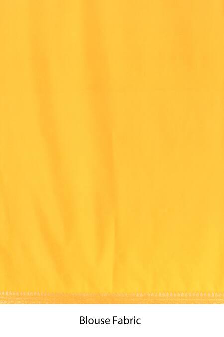 Naintara Bajaj_Yellow Banarasi Butti Saree With Running Blouse _Online_at_Aza_Fashions