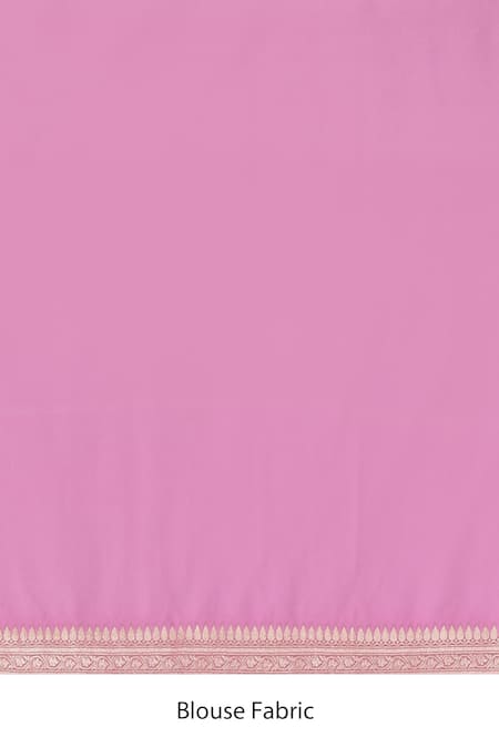 Naintara Bajaj_Purple Banarasi Butti Saree With Running Blouse _Online_at_Aza_Fashions