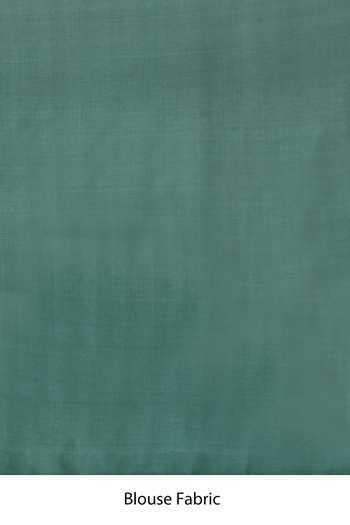 Samyukta Singhania_Green Banarasi Butti Saree With Running Blouse _Online_at_Aza_Fashions