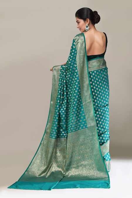 Samyukta Singhania Banarasi Butti Saree With Running Blouse 