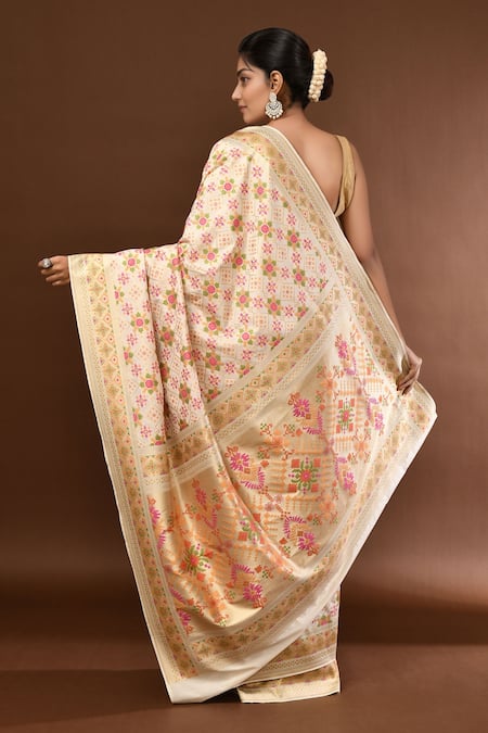 Samyukta Singhania Weave Patola Banarasi Saree With Running Blouse 