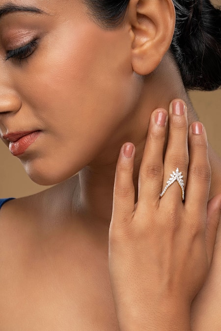 Sica Jewellery Designer 925 Silver Solasta Ring 