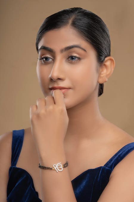 Sica Jewellery 925 Silver Ekomkar Hand Mangalsutra 