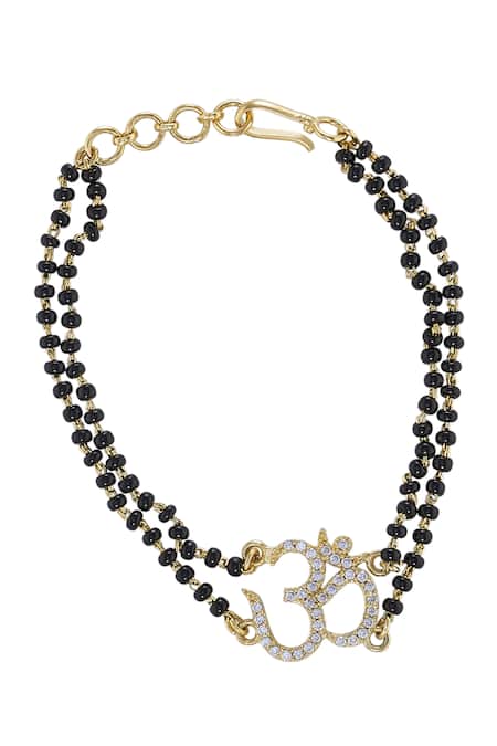 Sica Jewellery 925 Silver Om Hand Mangalsutra Bracelet 