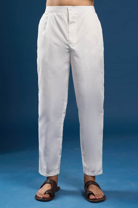 Arihant Rai Sinha_Beige Georgette, Cotton Sequins, Embroidery Thread Kurta Set _at_Aza_Fashions