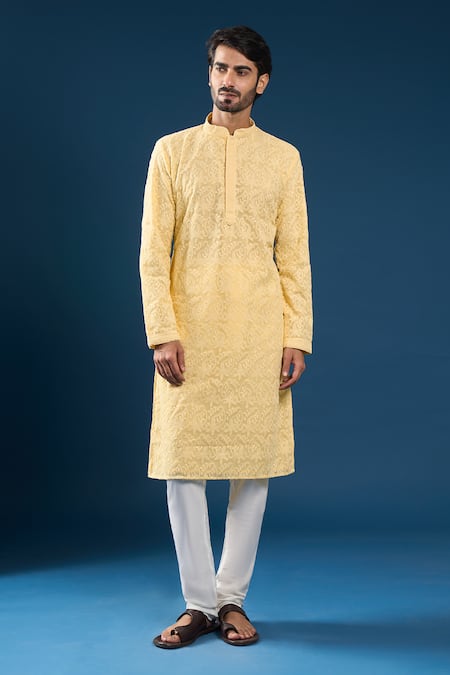Arihant Rai Sinha Chikankari Kurta Set 