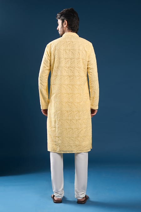 Arihant Rai Sinha Chikankari Kurta Set 
