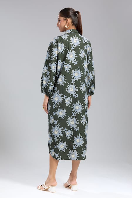 Dhruv Kapoor Multi Luminous Shirt Dress 