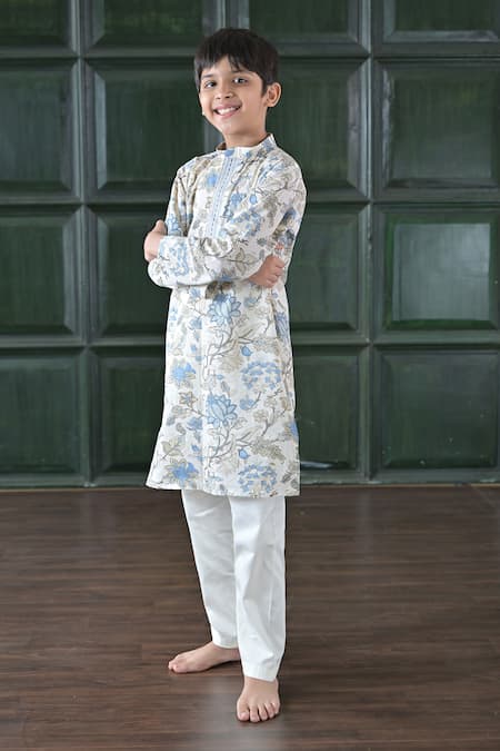 The Plum Bum Floral Printed Kurta Pant Set 