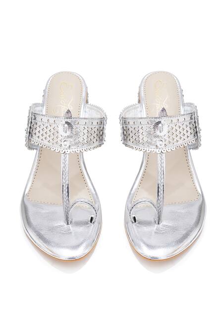 Shop_Sole House_Silver Glitter Tikki Heels _Online_at_Aza_Fashions