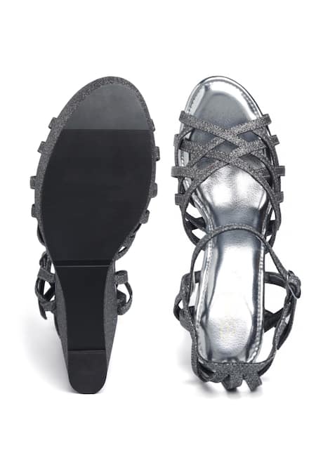 Sole House Starlit Glitter Wedge