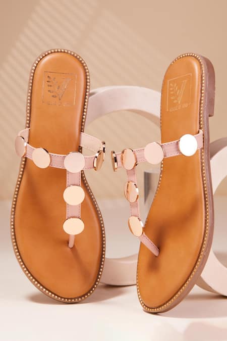 House Of Vian Pink Designer Flats