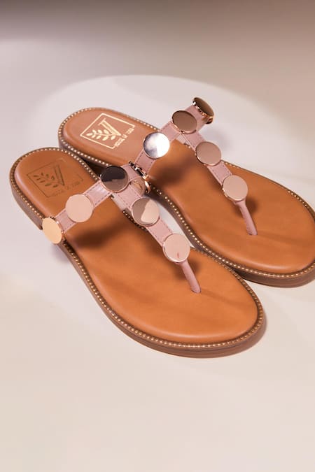 House Of Vian Pink Designer Flats 