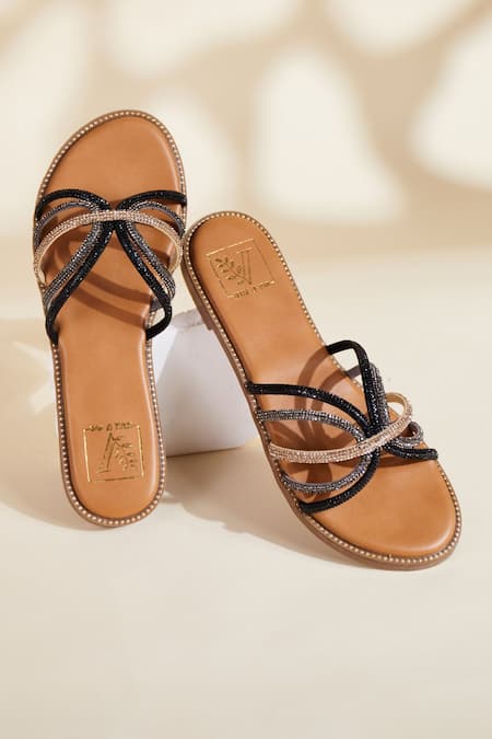 House Of Vian Lana Black Designer Flats