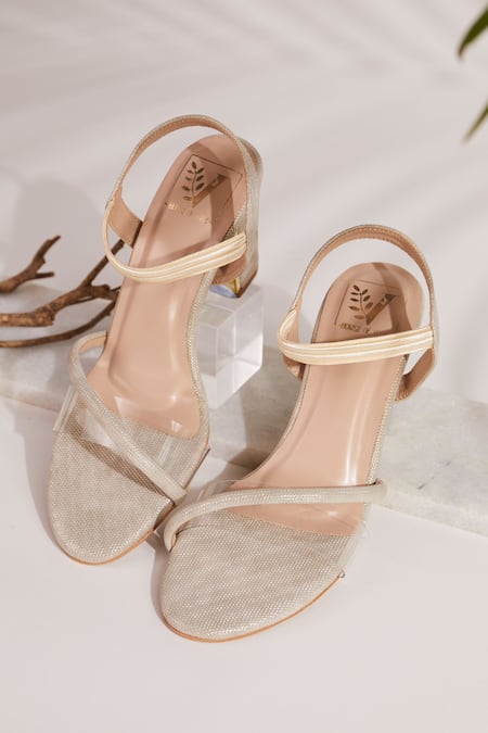 House Of Vian Gold Sabrina Heels 