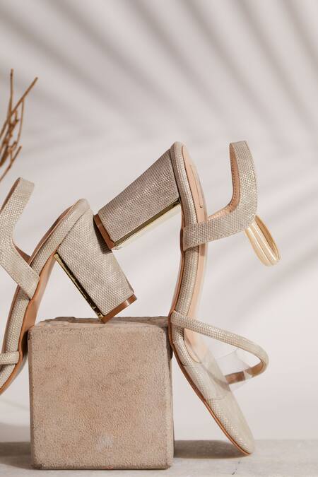 Shop House Of Vian Gold Sabrina Heels Online at Aza Fashions Shop_House Of Vian_Gold Sabrina Heels _Online_at_Aza_Fashions